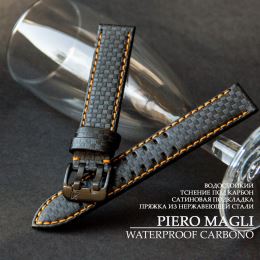 Ремешок PIERO MAGLI Waterproof Carbono Black